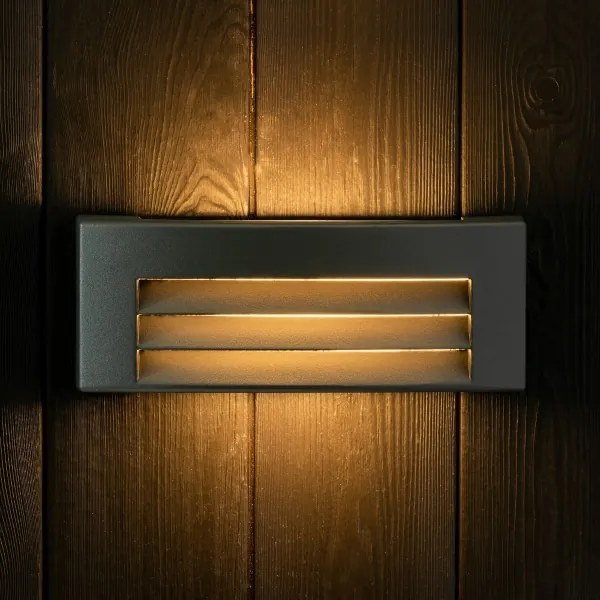 Kültéri fali lámpa 1xE27/14W/230V IP54 fekete