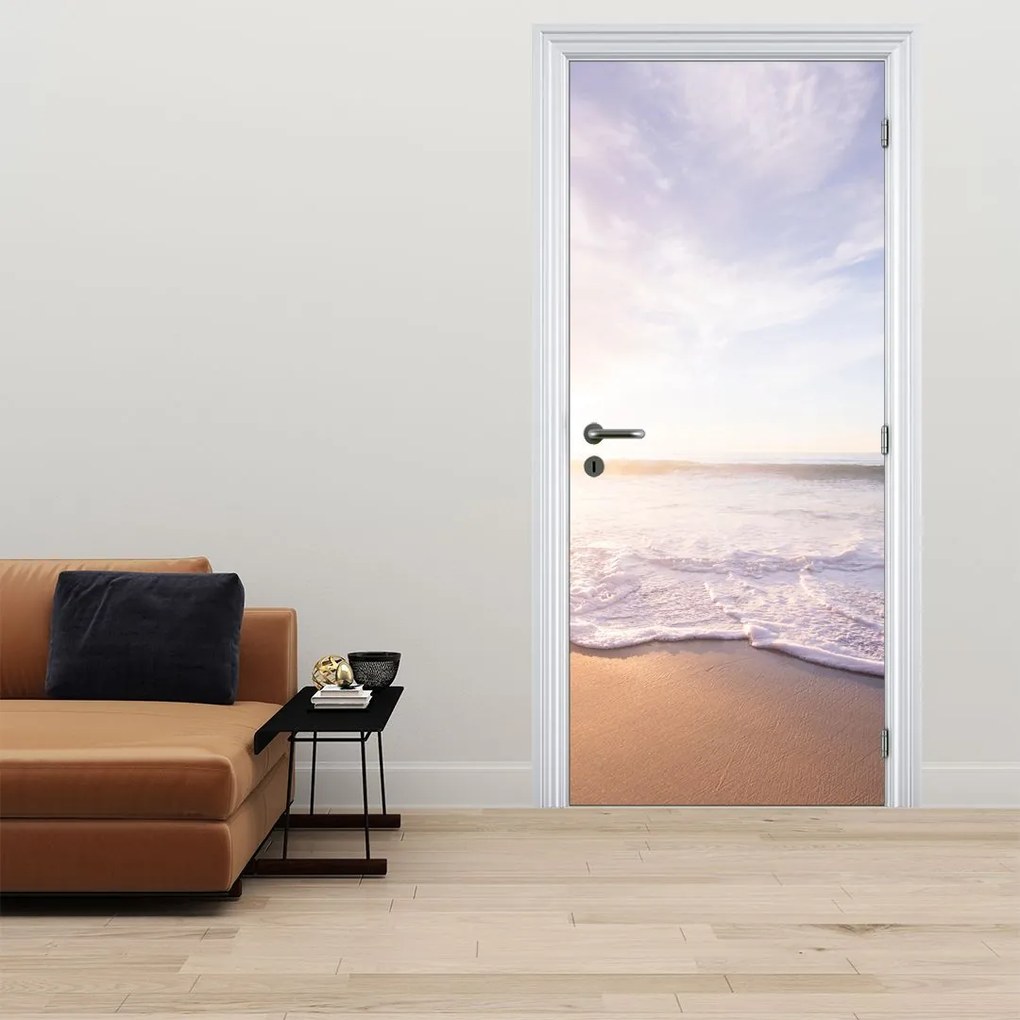 Fotótapéta ajtóra - Homokos tengerpart (95x205cm)