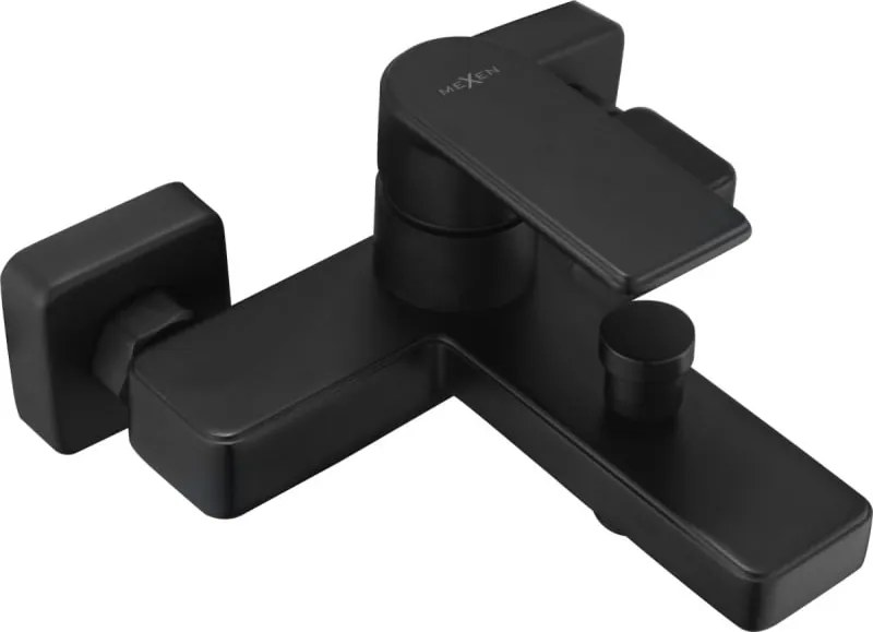 Mexen Mino fürdőkád csaptelep, fekete - 72430-70