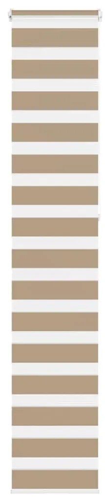 zebrafüggönnyel homokbarna szövetszélesség 35,9 cm poliészter