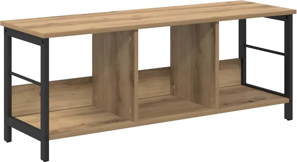 vidaXL Könyvespolc Artisan tölgy 102 x 32 x 40,5 cm Faanyag