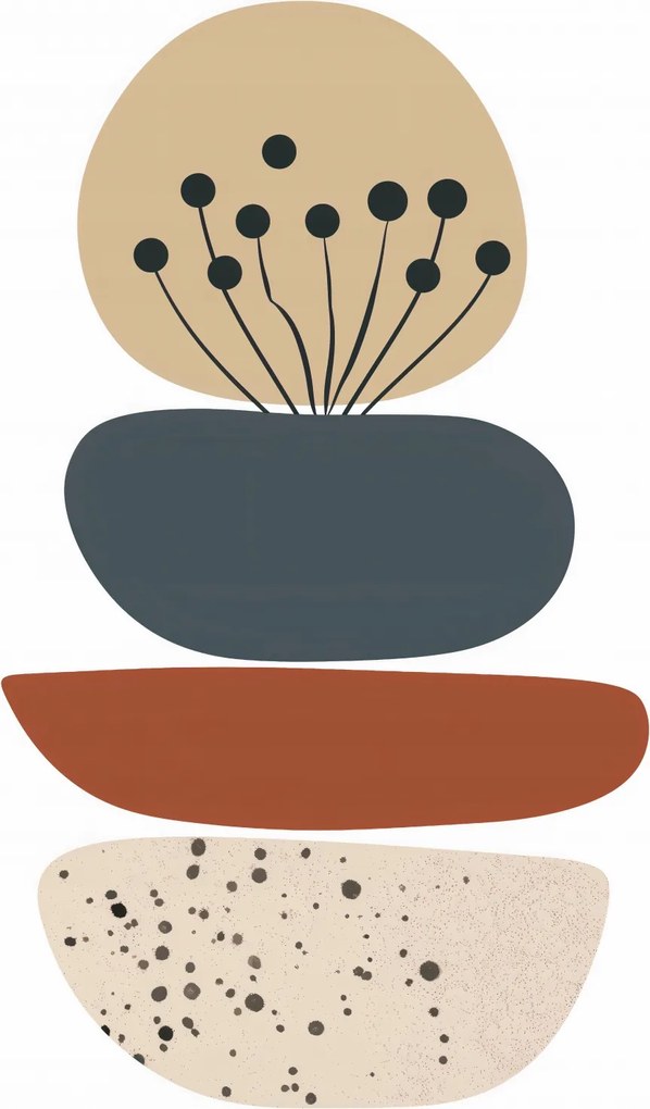 Poszter 70x100cm Organikus kompozíció