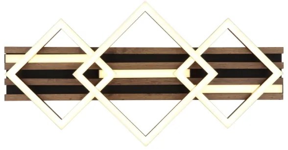 Globo 67344D2 - OBRIEN LED mennyezeti lámpa 32W, 230V, 3000K, 31x61cm