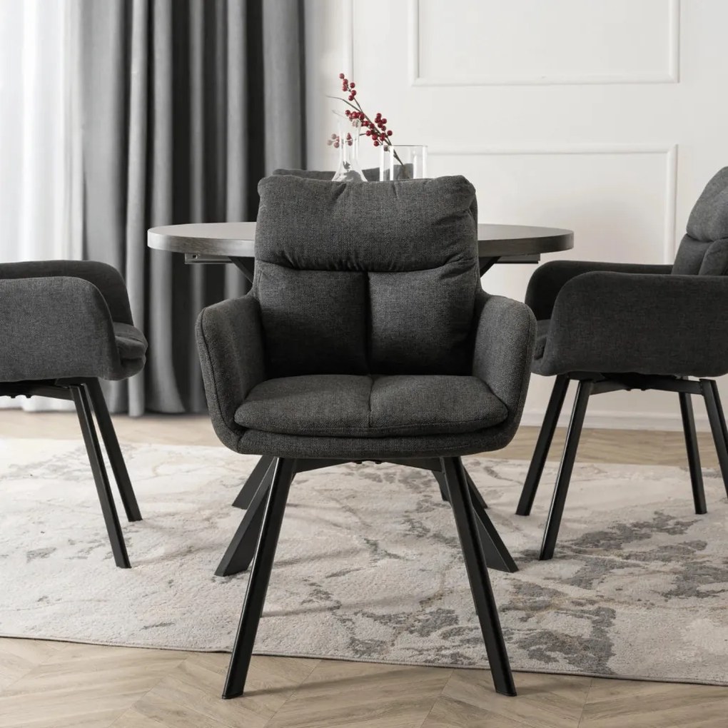 CORTADO forgószék, sötétszürke