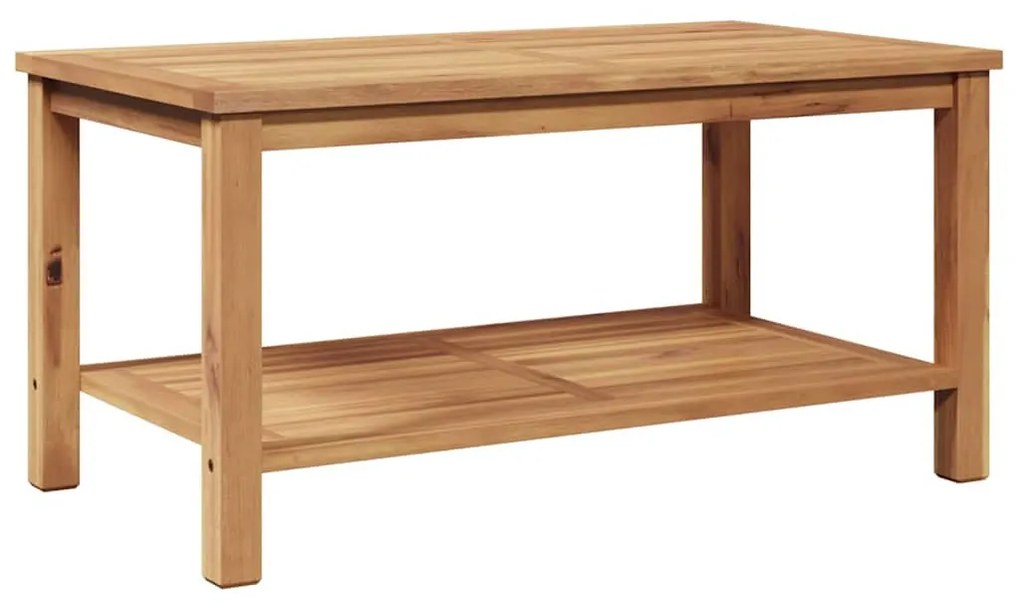 Dohányzóasztal Barna 90 x 50 x 45 cm Tömör tíkfa