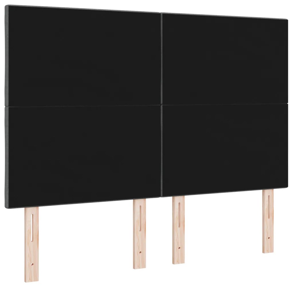 LED Fejvég Gyémánt blokk mintás Sötét szürke 160 cm Szövet