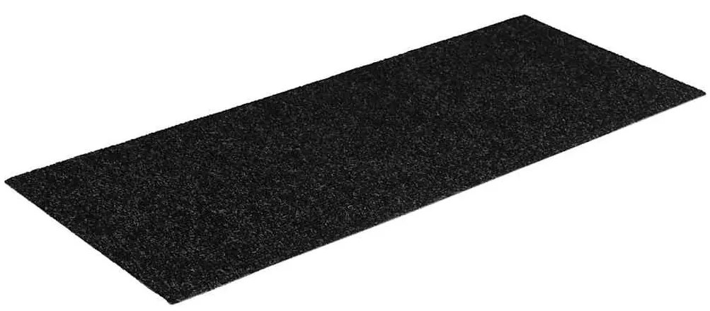 30 db fekete lépcsőszőnyeg öntapadós téglalap alakú 60x25 cm