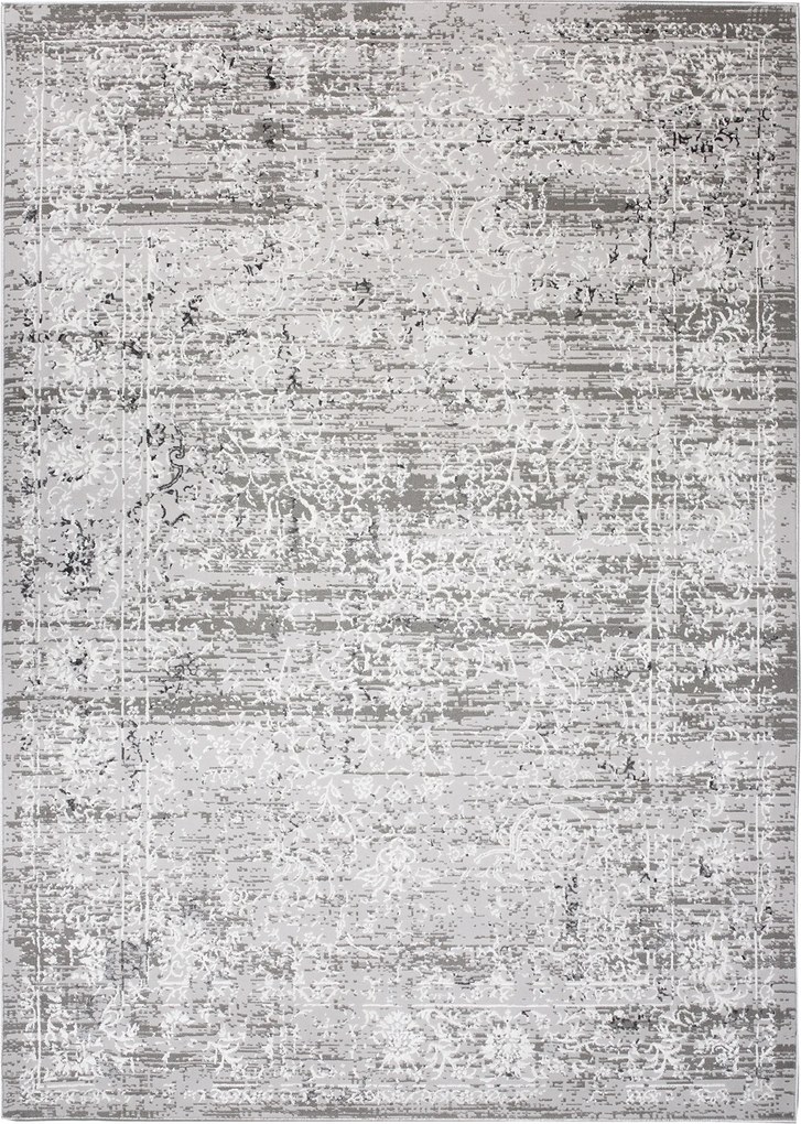 Hera Szőnyeg 120x170 Stílusos Modern Divatos Fényes szürke krém w30