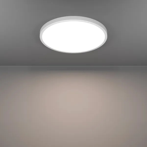 Eglo 901726 -LED RGBW dimmelhető fürdőszobai mennyezeti lámpa FUEVA-Z LED/17,5W/230V 38,9cm IP44 fehér