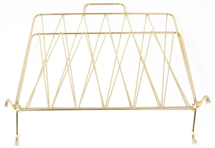 Diamond aranyszínű újságtartó állvány - Present Time