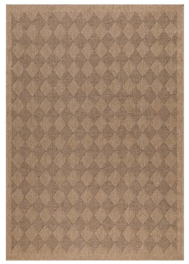 Fekete-natúr színű kültéri szőnyeg 120x170 cm Dhaka – Ayyildiz Carpets