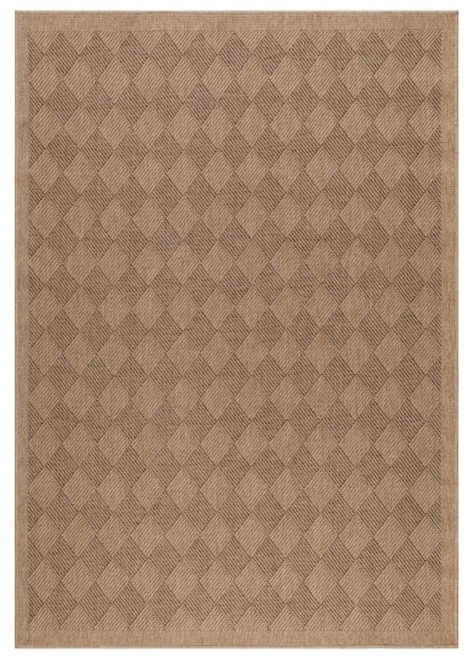 Fekete-natúr színű kültéri szőnyeg 80x150 cm Dhaka – Ayyildiz Carpets