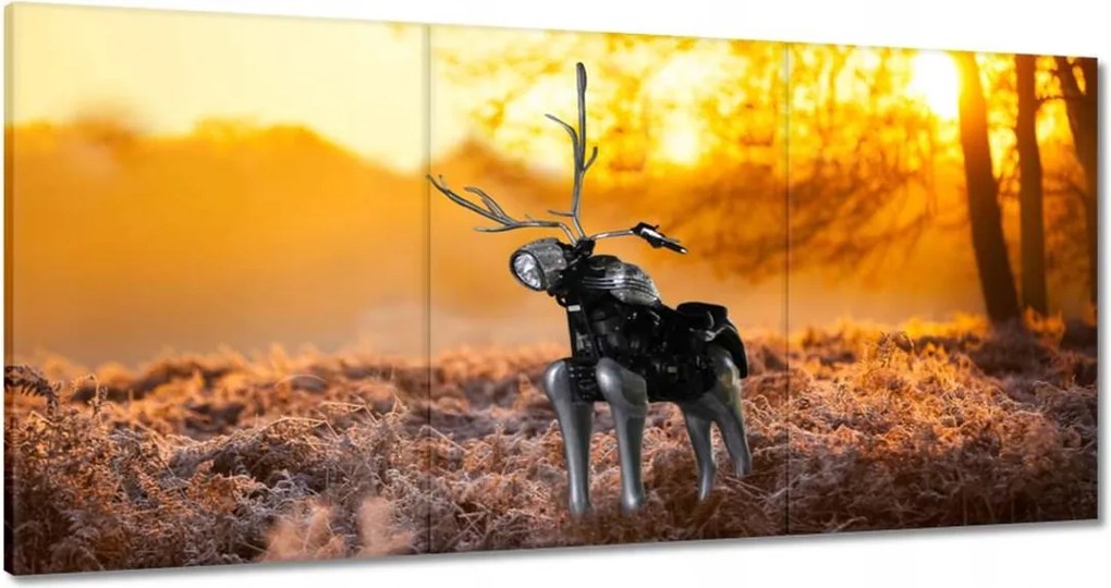 Festmények 180x90 Chopper az erdőn