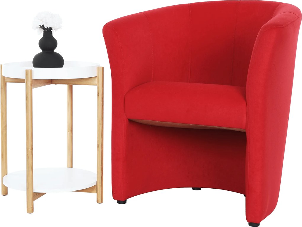 Klub fotel, piros, CUBA