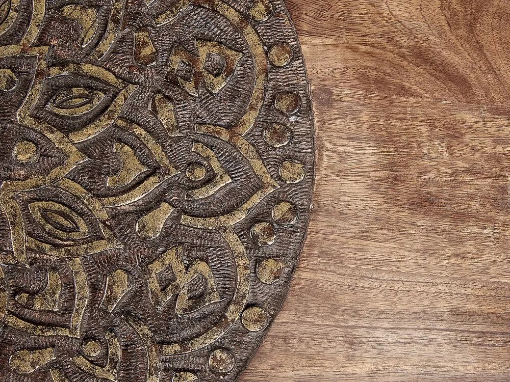 Dohányzóasztal készlet (2 db.) Kheza (sötét fa). 1080677