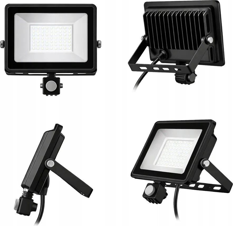 Kültéri Led lámpa 100W Mozgásérzékelő Livarno Reflektor Led fényvető