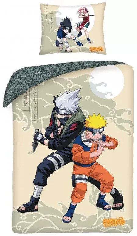 Naruto Sensei ágyneműhuzat 140×200cm, 70×90 cm