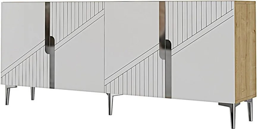 Evva 150 - Sapphire Oak, Silver, White