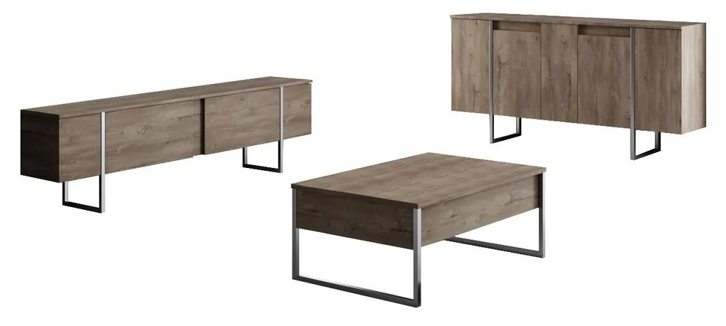 Nappali fal Luna set (dió + ezüst) . 1102326