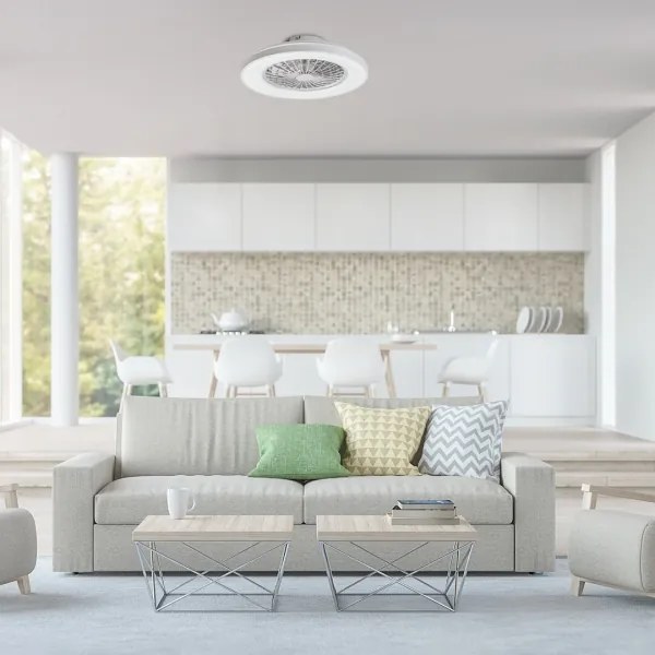 Rabalux 71332 - LED dimm. mennyezeti lámpa ventilátorral DALFON 48W/230V 3000-65