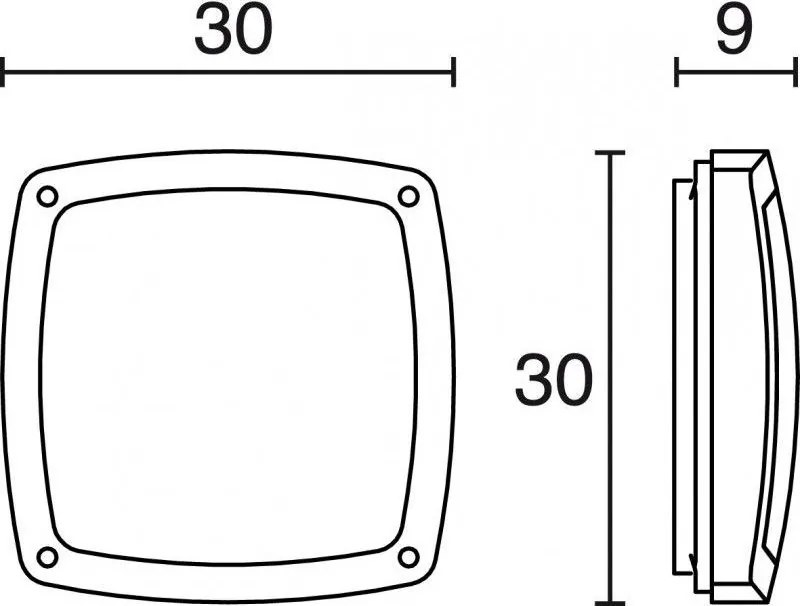 NOVOLUX 169C-G05X1A-04 KIRA Modern Kültéri Mennyezeti Lámpa Antracit, Fehér E27 IP54