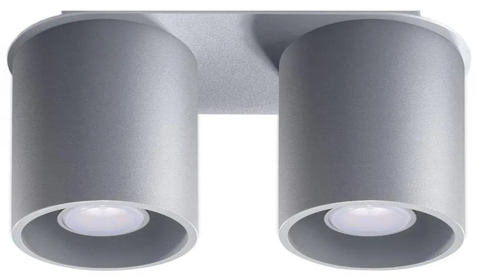 Sollux SL.0055 - Spotlámpa ORBIS 2 2xGU10/40W/230V szürke