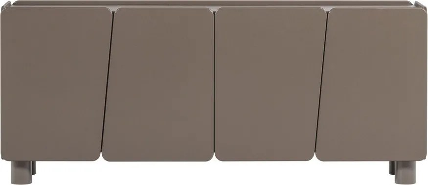 Barna borovi fenyő komód 200x85x45 cm Root – WOOOD