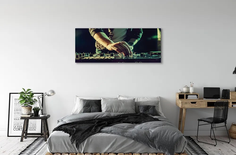 Canvas képek Konzol DJ fejhallgató 140x70 cm
