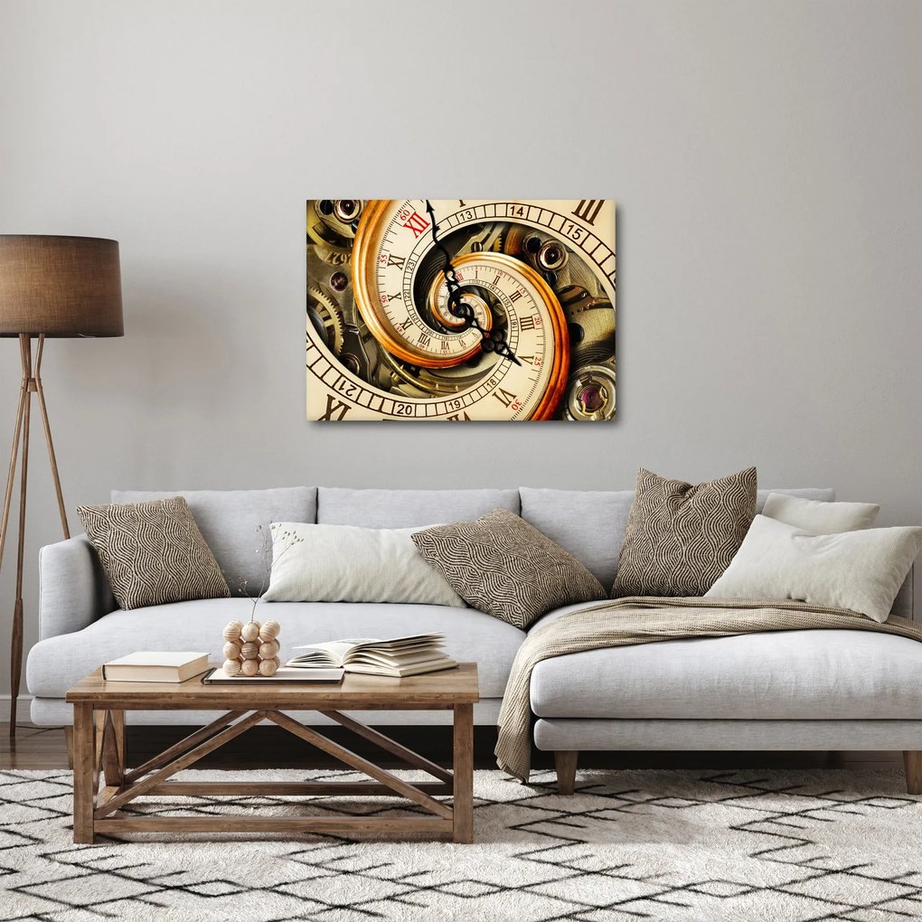 Egy óra képe (70x50 cm)