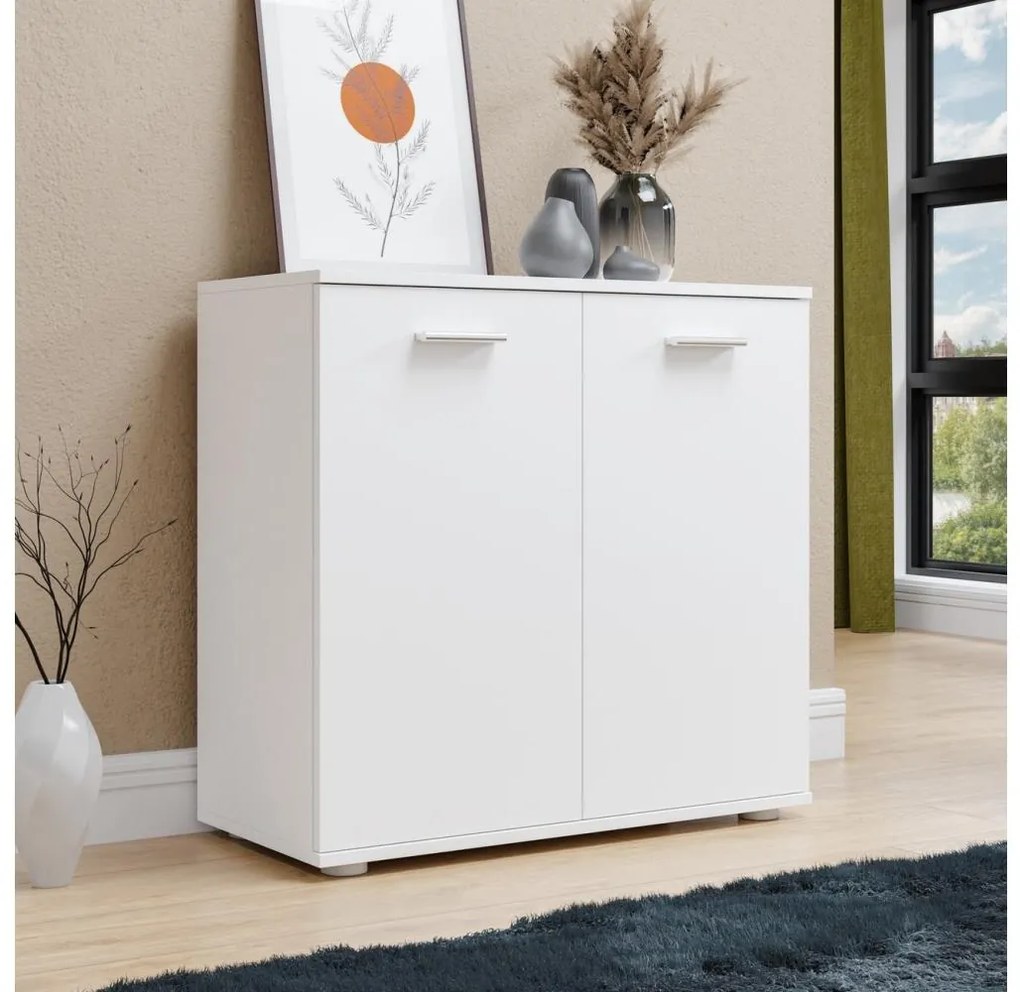 MIRJAN 24 Szekrény MIKE 76x71 cm fehér MJ0092