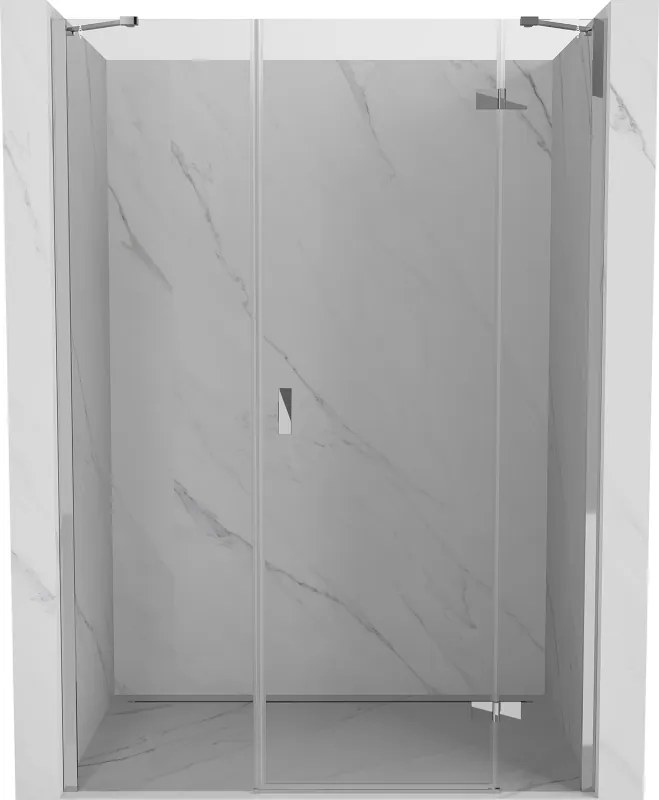 Mexen Mist-H jobbos, 150 cm-es átlátszó, króm zuhanyajtó - 8A5-150-001-01-00-P