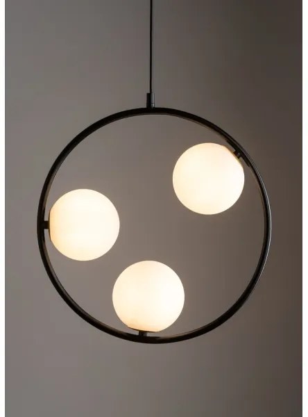 Csillár zsinóron AQUA 3xG9/12W/230V fekete