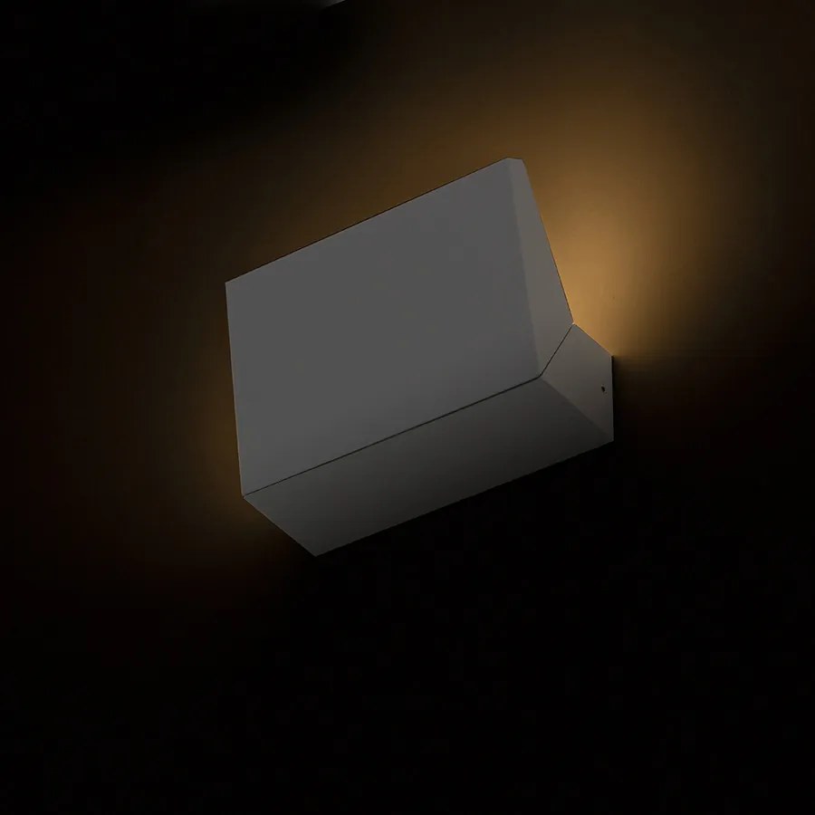 RENDL TWIST fali lámpa fehér 230V LED 12W IP65 3000K