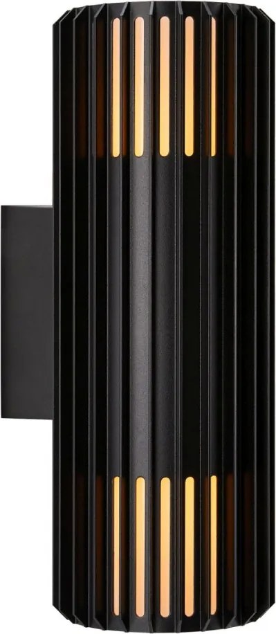 NORDLUX 2418121203 ALUDRA Modern Kültéri Fali Lámpa Fekete E27 IP54