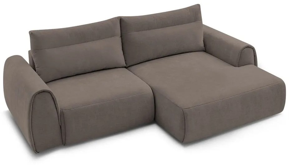 Barna sarokkanapé Aden – Bobochic Paris