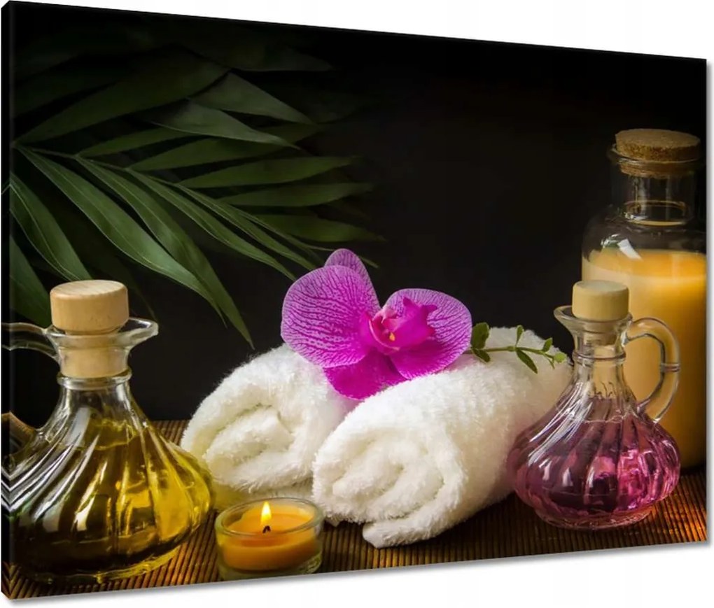 Vászonkép 80x60 Spa Wellness Relaxáció Víz