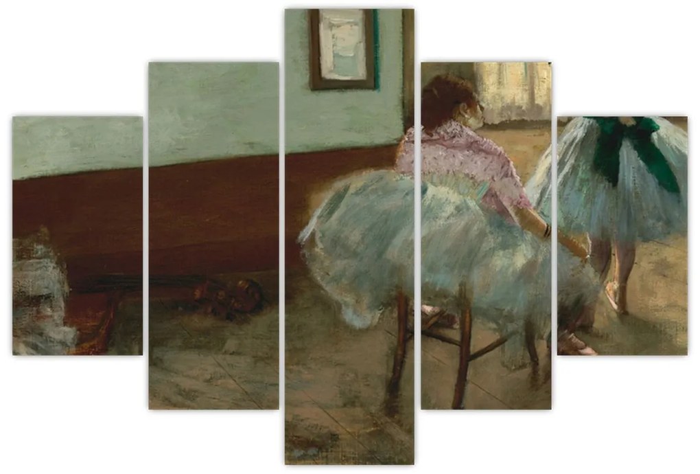 Kép - Edgar Degas, The Dance Lesson, reprodukciók (150x105 cm)