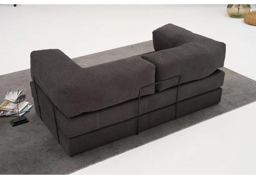 3 személyes kanapé Comfort - Antracit v2