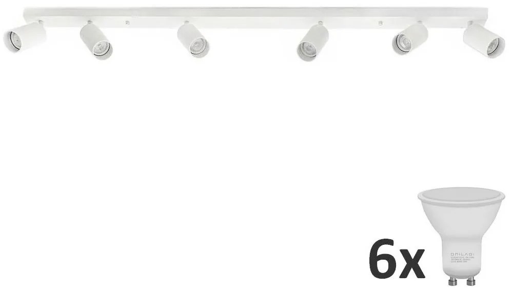 LED Spotlámpa ANGIE 6xGU10/6W/230V fehér