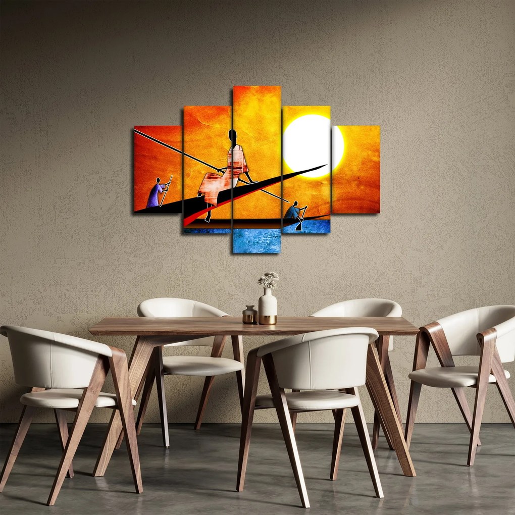 Egy korabeli ősi festmény képe (150x105 cm)