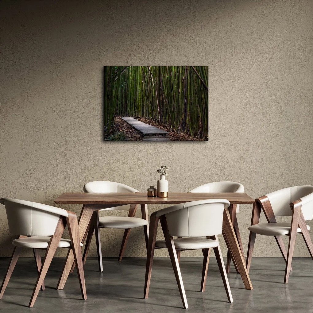 Kép - A bambuszok között (70x50 cm)