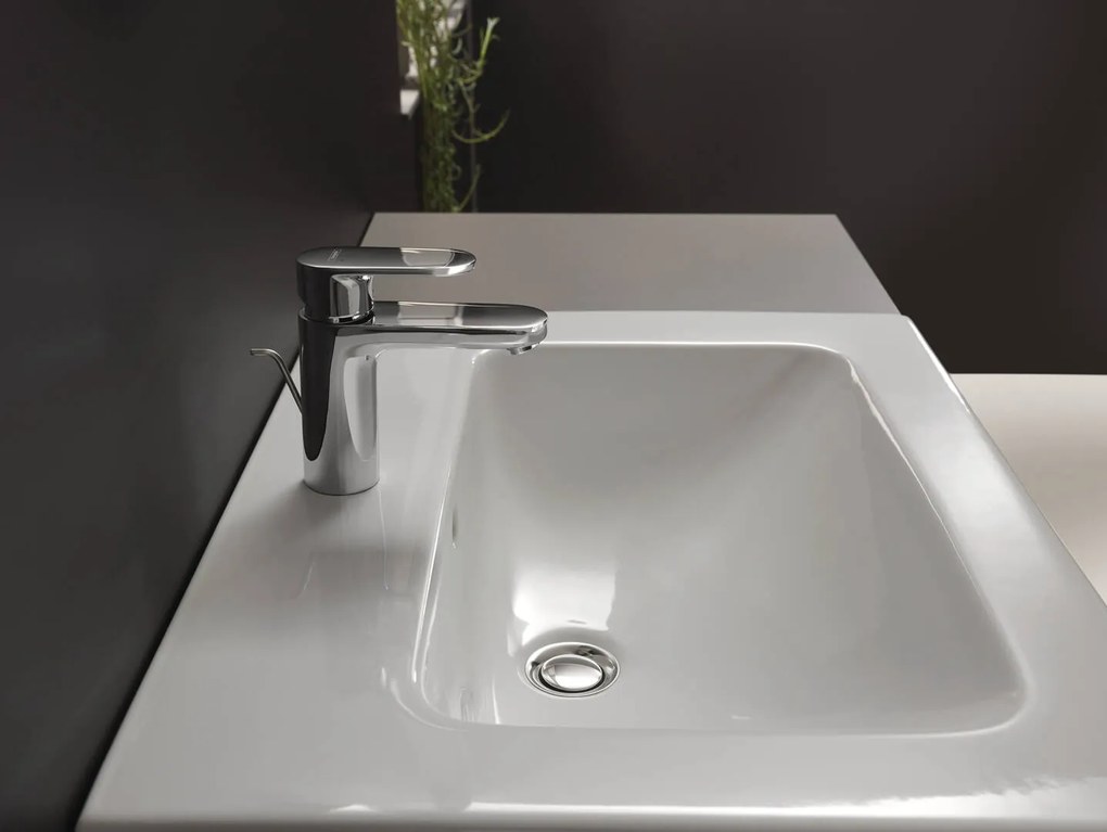 Hansgrohe Vernis Blend, mosdócsaptelep 100 fémhulladék készlettel húzóval, EcoSmart, króm, 71559000