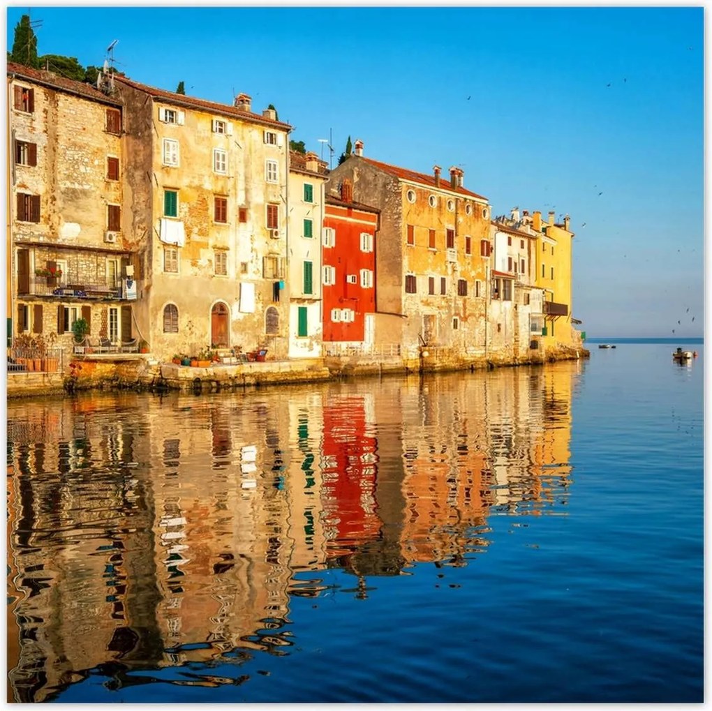 Poszterek 100x100 Rovinj óvárosa