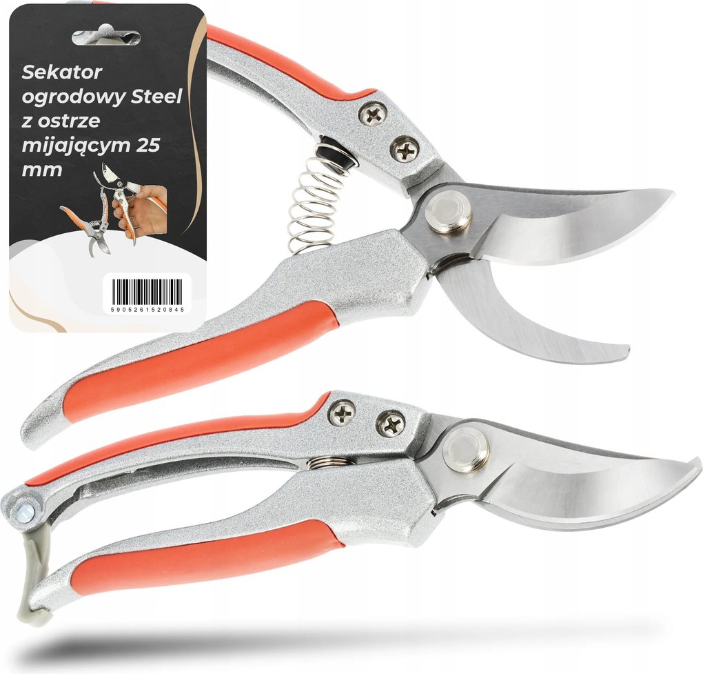 Kerti metszőolló kényelmes penge 23mm precíziós