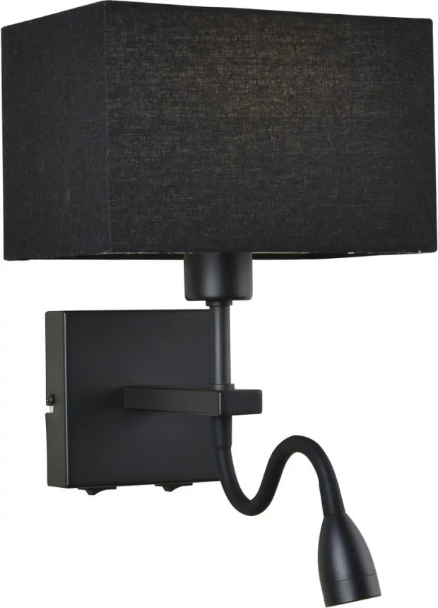 Fali Lámpa Fekete Norte ITALUX-WL-1122-2-BL-BM-RC-BL