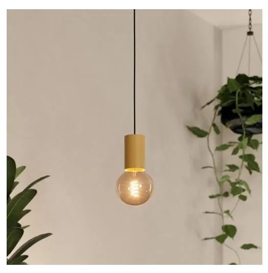 Eglo 900801 - Csillár zsinóron POZUETA 1xE27/40W/230V barna