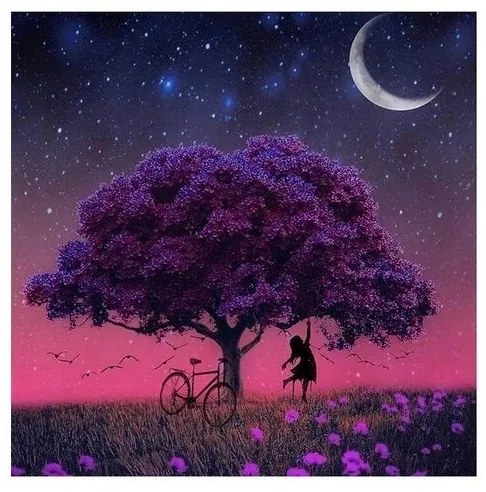 Gyémántfestés: Fa