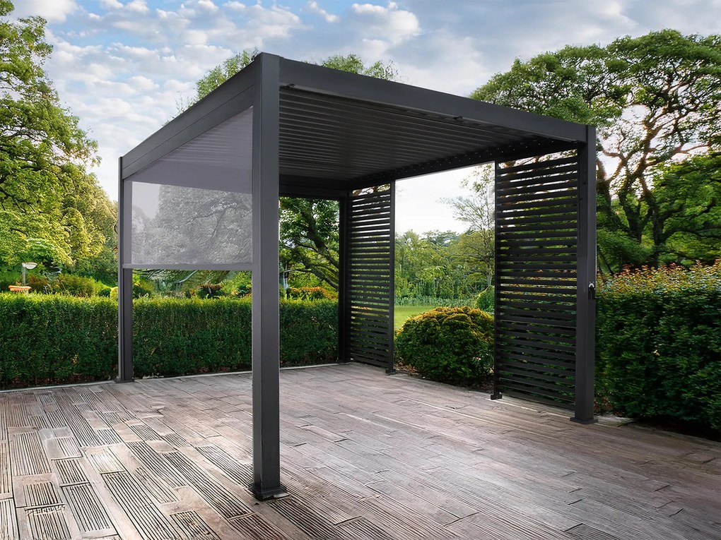Solux pergola 3x3 m antracitová