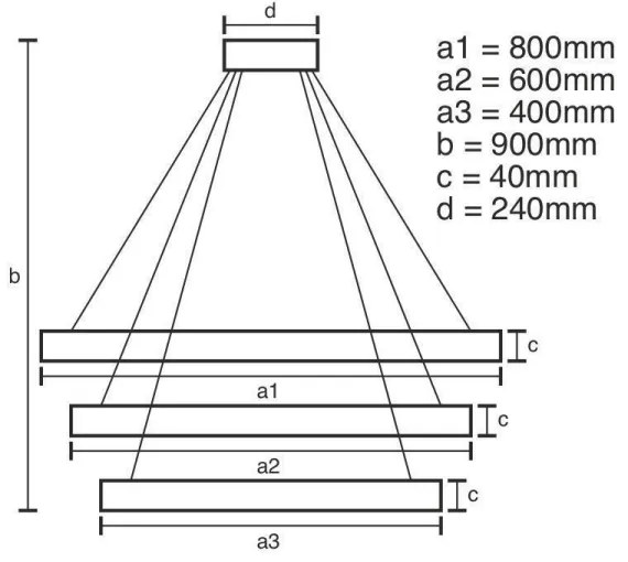 LED állítható fényerőjű lámpa kábelre LED/125W/230V 3000-6500K + DO