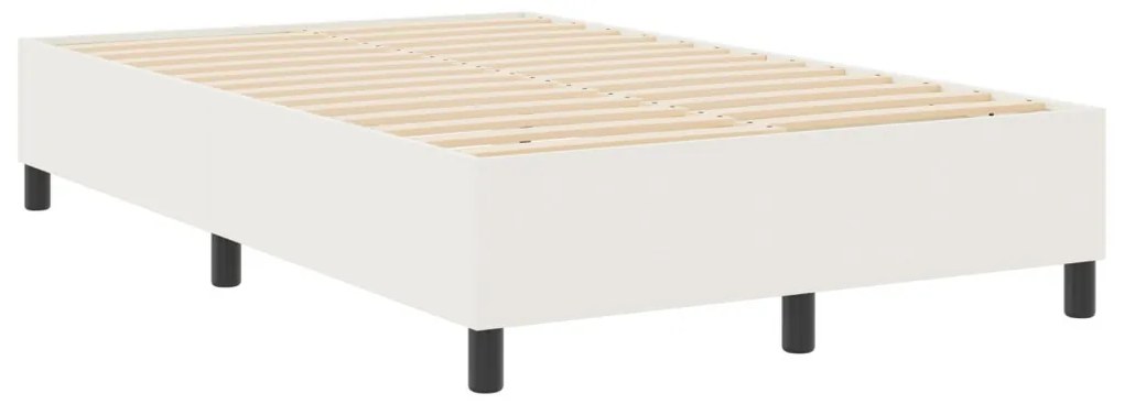 Boxspring Ágy Krém 120x200 cm Kordbársony